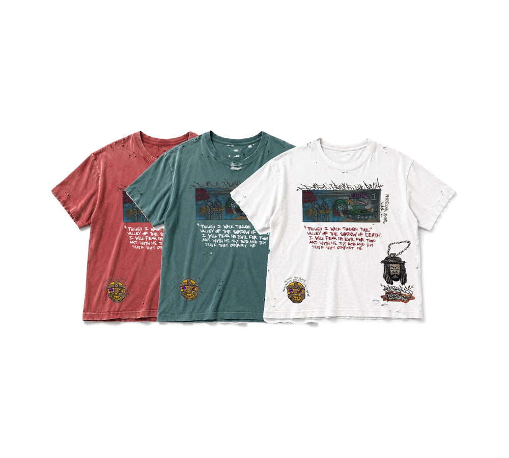 BBDR GOD BLESS AMERICA DISTRESSED SHIRT